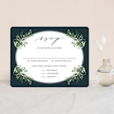"Fresh Greenery" - RSVP Cards in Mystic Forest by Jennifer Postorino - Front