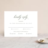 "Ensconce" - RSVP Cards in Leaf by Kristie Kern - Front