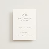 "Sketch" - RSVP Cards in Cloud by Sara Hicks Malone - Front