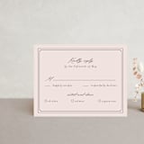 "set in stone" - RSVP Cards in Dusty Rose by Mansi Verma - Front