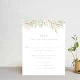 "In The Fall" - RSVP Cards in Slate by Ashlee Townsend - Front
