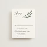 "Pressed Foliage" - RSVP Cards in Heather by Stacey Meacham - Front