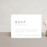 "Blueridge" - RSVP Cards in Ocean by Leah Bisch - Front