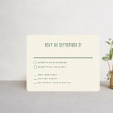 "Double Rainbow" - RSVP Cards in Cactus by Pink House Press - Front