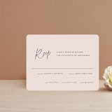 "hazelnut" - RSVP Cards in Fawn by chocomocacino - Front