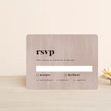 "joconde" - RSVP Cards in Mahogany by chocomocacino - Front