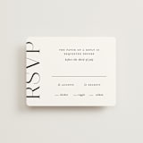 "Coupling" - RSVP Cards in Cloud by Lauren Chism - Front