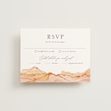 "Sandstone" - RSVP Cards in Topaz by Erin Deegan - Front