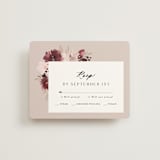 "Emyn" - RSVP Cards in Burgundy by Itsy Belle Studio - Front