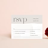 "Swoon" - RSVP Cards in Cream by Lindsay Stetson Thompson - Front