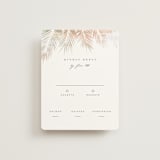 "Painted Leaves" - RSVP Cards in Coconut by Owl and Toad - Front