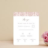 "Terracotta" - RSVP Cards in Rust by Kanika Mathur - Front