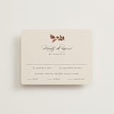 "poetique" - RSVP Cards in Autumn by Kate Ahn - Front