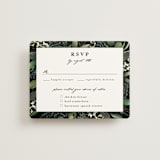 "Forest Finds" - RSVP Cards in Emerald by Susan Moyal - Front