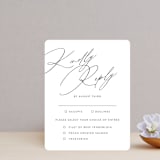 "By Your Side" - RSVP Cards in Crest by Design Lotus - Front