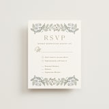 "Wild Flora" - RSVP Cards in Meadow by Kristen Smith - Front