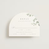 "Vining" - RSVP Cards in Eucalyptus by Kristie Kern - Front