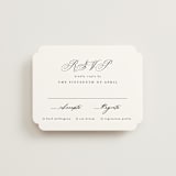 "Blancmange" - RSVP Cards in Frost by chocomocacino - Front