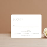 "oval" - RSVP Cards in Natural by Leah Bisch - Front