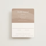 "Luna" - RSVP Cards in Latte by Blustery August - Front