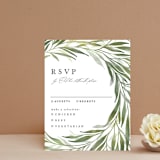 "Orchard" - RSVP Cards in Laurel Bough by Erin L. Wilson - Front