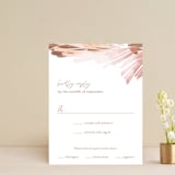 "lush romance" - RSVP Cards in Palm by Robin Ott - Front