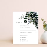 "On and On" - RSVP Cards in Botanical Bouquet by Design Lotus - Front