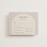 "the arch" - RSVP Cards in Stone by Elly - Front