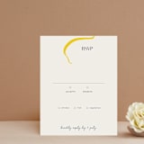 "Ophelia" - RSVP Cards in Golden by Mere Paper - Front