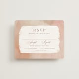 "Magic Hour" - RSVP Cards in Desert Rose by Hooray Creative - Front