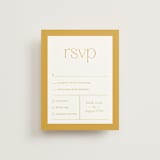 "goldfinch" - RSVP Cards in Sunshine by Lindsay Stetson Thompson - Front