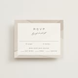 "Gossamer" - RSVP Cards in Sandstone by Kate Ahn - Front