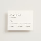 "Macaron" - RSVP Cards in Snow by Nicoletta Savod - Front