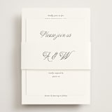 "Terra" - RSVP Online Enclosure Cards in Snow by Pixel and Hank - Assembled with Belly Band