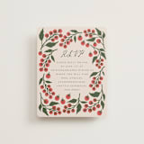"Cherry Tomatoes" - RSVP Online Enclosure Cards in Tomato by Katharine Watson - Front