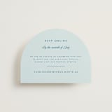 "Coast" - RSVP Online Enclosure Cards in Ocean by Kelly Schmidt - Front