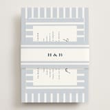 "melihrolo" - RSVP Online Enclosure Cards in Powder Blue by chocomocacino - Assembled with Belly Band