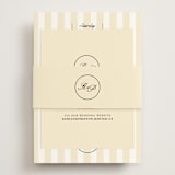"Elegant and Formal" - RSVP Online Enclosure Cards in Sunshine by Jen Ramsey - Assembled with Belly Band