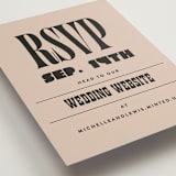 "Bold Stack" - RSVP Online Enclosure Cards in Noir by Alethea and Ruth - Detail