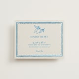 "Mediterraneo" - RSVP Online Enclosure Cards in Ocean by Pati Cascino - Front