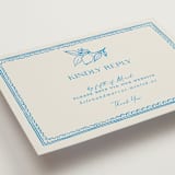 "Mediterraneo" - RSVP Online Enclosure Cards in Ocean by Pati Cascino - Detail