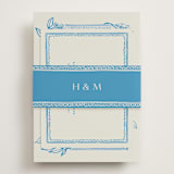 "Mediterraneo" - RSVP Online Enclosure Cards in Ocean by Pati Cascino - Assembled with Belly Band