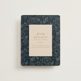 "Magnolias" - RSVP Online Enclosure Cards in Sky by Sabrin Deirani - Front