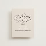"Mirin" - RSVP Online Enclosure Cards in Linen by Kate Ahn - Front