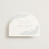 "Villa" - RSVP Online Enclosure Cards in Ice by Kristie Kern - Front