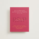 "Amor" - RSVP Online Enclosure Cards in Caliente by Owl and Toad - Front