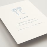 "Bow Frame" - RSVP Online Enclosure Cards in Lagoon by Leah Bisch - Detail