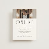 "photo" - RSVP Online Enclosure Cards in Snow by Lori Wemple - Front