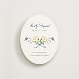 "Wildflower Romance" - RSVP Online Enclosure Cards in Ivory by frau brandt - Front