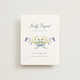 "Wildflower Romance" - RSVP Online Enclosure Cards in Ivory by frau brandt - Front